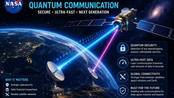 NASA Space Tech: Quantum Communication-ന്റെ ഭാവിയിലേക്ക് പുതിയ ചുവടുവെപ്പ്; സുരക്ഷിത ഇന്റർനെറ്റിന്റെ തുടക്കമാകുമോ?