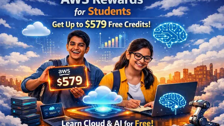 വിദ്യാർത്ഥികൾക്ക് AWS-ൽ $579 വരെ Rewards; Cloud &amp; AI പഠിക്കാം സൗജന്യമായി