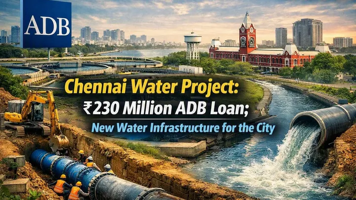 Chennai Water project: ₹230 മില്യൺ ADB വായ്പ; ജലവിതരണത്തിന് വൻ മാറ്റം വരുന്നു