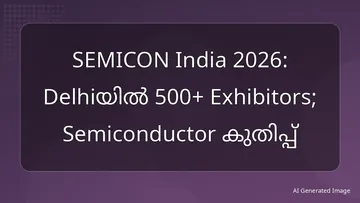SEMICON India 2026: Delhiയിൽ 500+ Exhibitors; Semiconductor കുതിപ്പ്