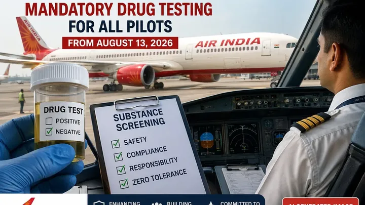 Air India Drug Test: എല്ലാ പൈലറ്റുമാർക്കും Mandatory Screening; സുരക്ഷയിൽ കടുത്ത നീക്കം