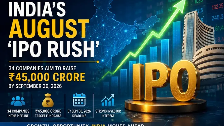 ഓഗസ്റ്റിൽ IPO കുതിപ്പ്; ₹45,000 കോടിയുടെ വിപണി നീക്കം