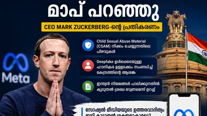 Meta Apology | ഇന്ത്യയ്ക്ക് മാപ്പ് പറഞ്ഞ് Meta; കാരണം ഇതാണ്